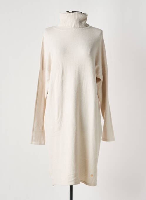 Robe pull beige LA PETITE FRANCAISE pour femme