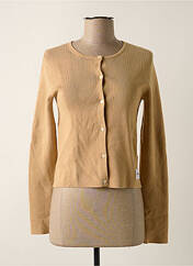 Gilet manches longues beige CALVIN KLEIN pour femme seconde vue