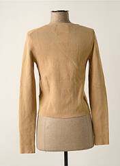 Gilet manches longues beige CALVIN KLEIN pour femme seconde vue