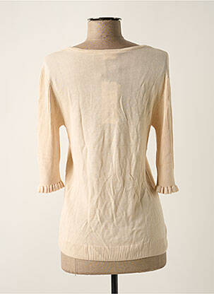 Pull coupe cintrée manches 3/4 beige AWARE BY VERO MODA femme