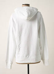 Sweat-shirt à capuche blanc CALVIN KLEIN pour femme seconde vue