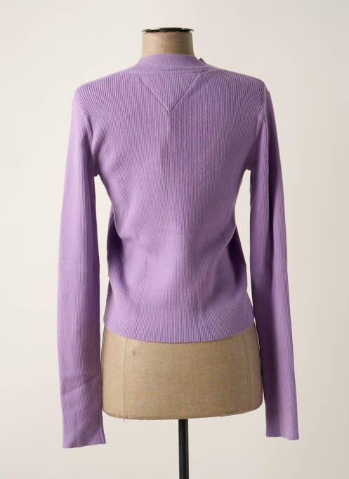 Pull violet TOMMY HILFIGER femme