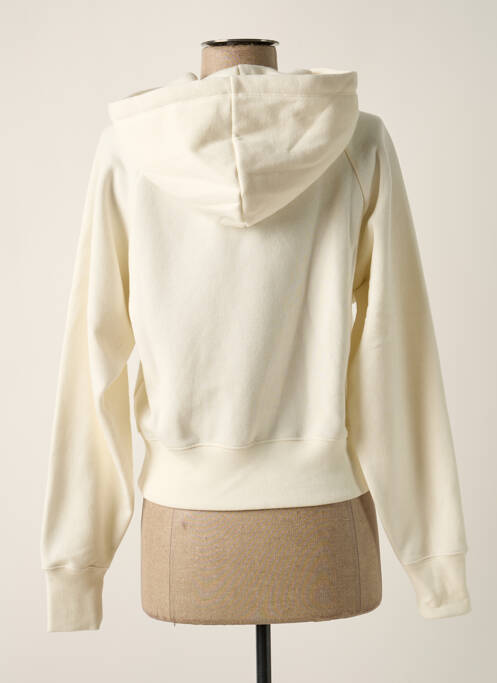 Sweat-shirt à capuche beige CHAMPION pour femme