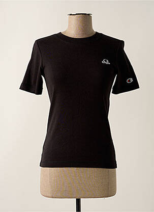 T-shirt noir CHAMPION femme