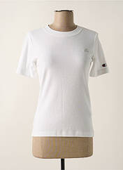 T-shirt blanc CHAMPION pour femme seconde vue