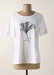 T-shirt blanc SIGNE NATURE pour femme seconde vue