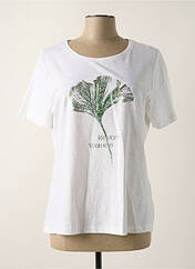 T-shirt blanc SIGNE NATURE pour femme seconde vue