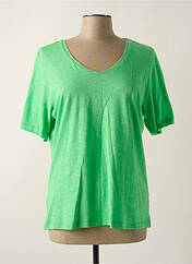 T-shirt vert SIGNE NATURE pour femme seconde vue