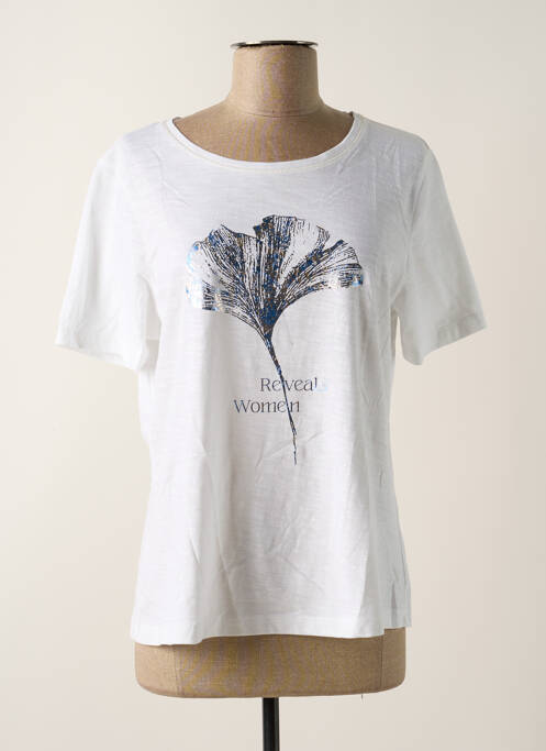 T-shirt blanc SIGNE NATURE pour femme