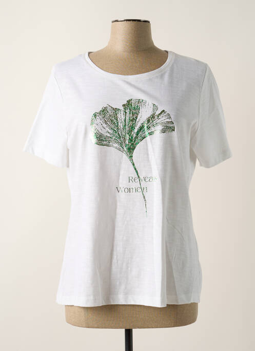 T-shirt blanc SIGNE NATURE pour femme