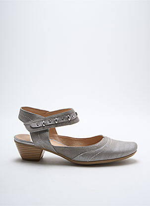 Sandales/nu pieds type de semelle amortissante talon de 4 à 6cm argent SWEET femme
