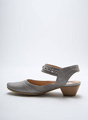 Sandales/nu pieds type de semelle amortissante talon de 4 à 6cm argent SWEET femme