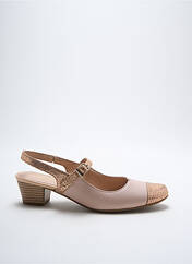 Sandales/Nu pieds beige SWEET pour femme seconde vue