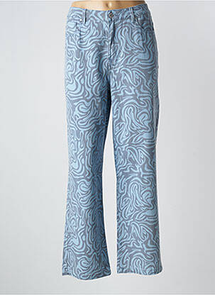 Jeans coupe droite taille haute taille haute bleu B.YOUNG femme