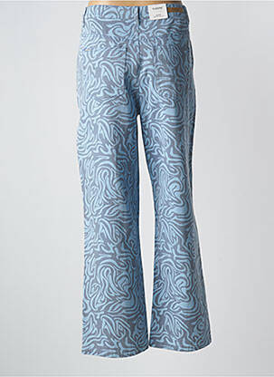 Jeans coupe droite taille haute taille haute bleu B.YOUNG femme