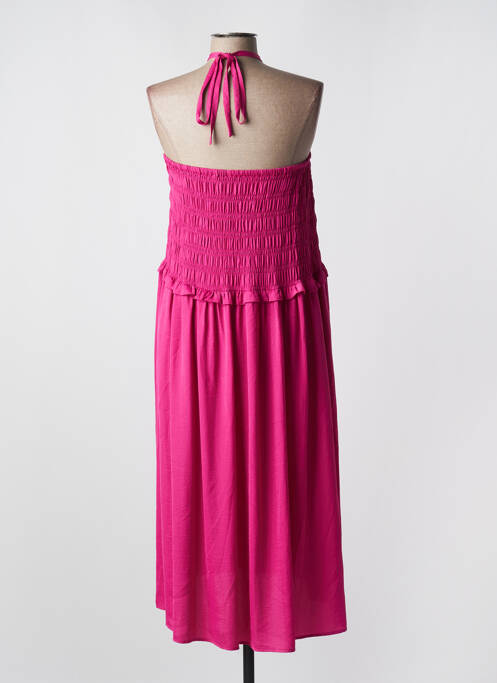 Robe mi-longue rose MD'M pour femme