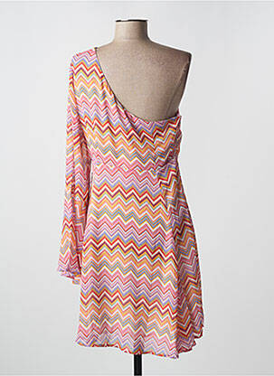 Robe courte manches longues manches longues rose GRACE & MILA femme