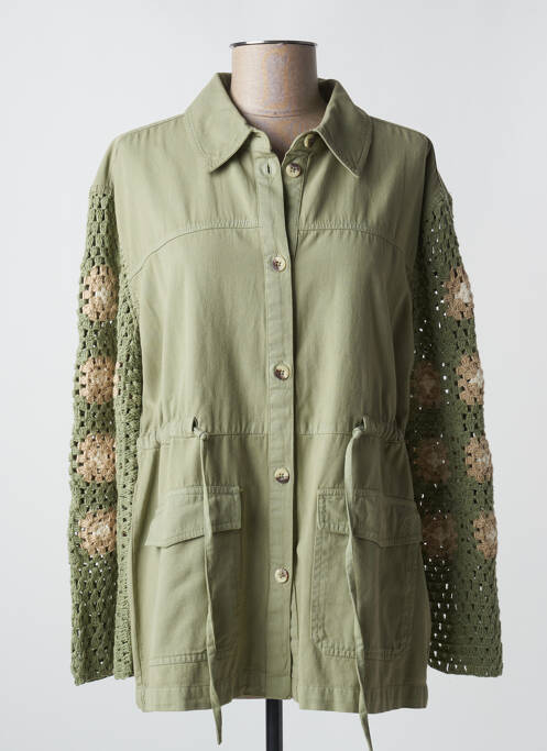 Veste casual poches vert CREAM femme