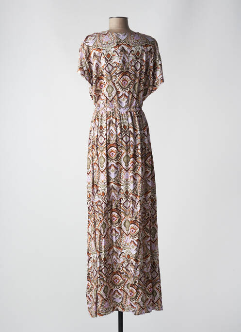 Robe longue beige B.YOUNG pour femme