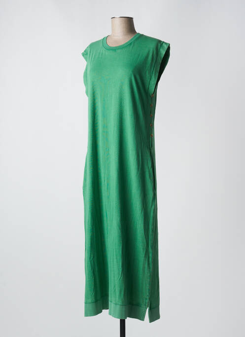 Robe longue vert PAN pour femme