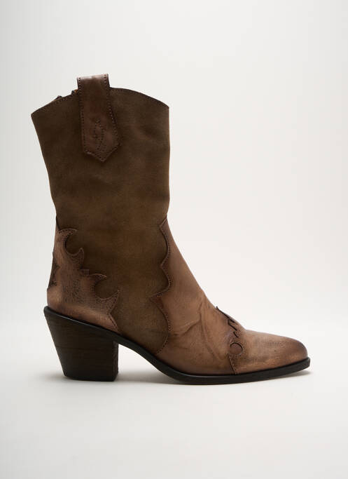 Bottines/Boots marron LITTLE ...LA SUITE pour femme