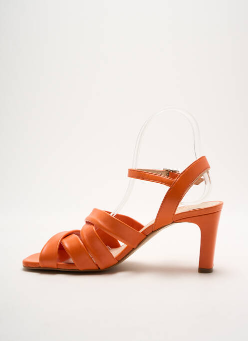 Sandales/Nu pieds orange ROSEMETAL pour femme