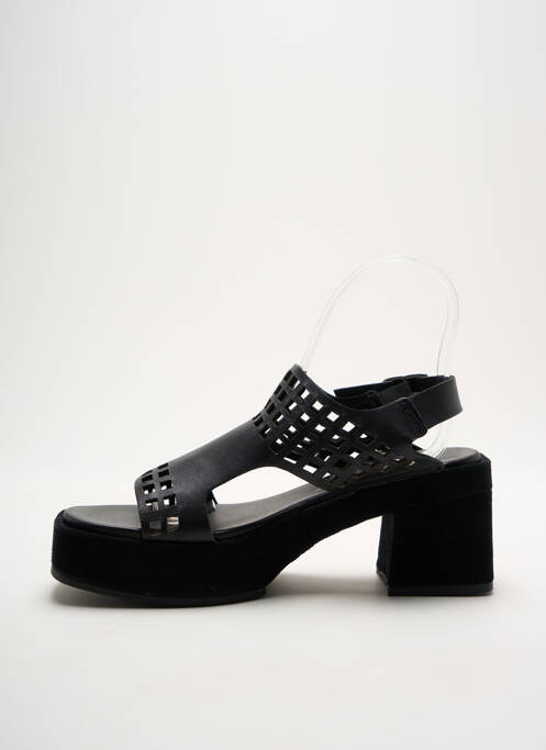 Sandales/Nu pieds noir SOFTWAVES pour femme