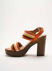 Sandales/Nu pieds orange LODI LOVE pour femme seconde vue