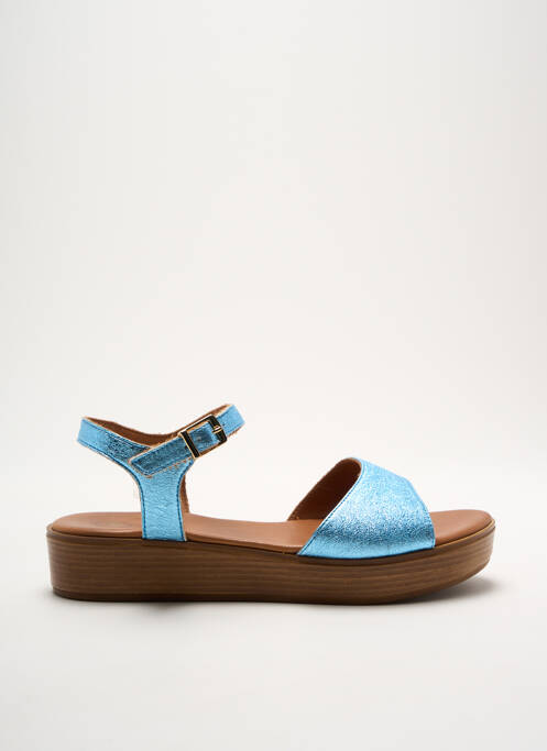 Sandales/Nu pieds bleu SMS pour femme