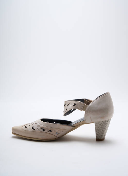 Sandales/Nu pieds beige ARTIKA SOFT pour femme