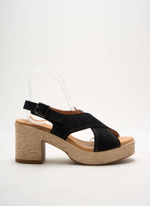 Sandales/Nu pieds noir KAOLA pour femme