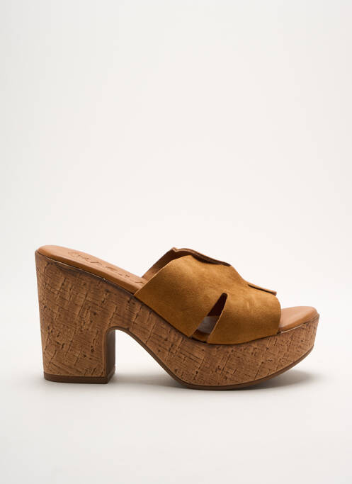 Mules/Sabots marron KAOLA pour femme