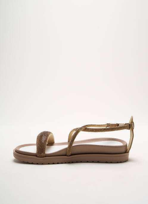 Sandales/Nu pieds beige CAFE NOIR pour femme