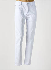 Jeans coupe slim blanc VOGGO pour femme seconde vue