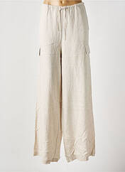 Pantalon large beige INTUITION pour femme seconde vue