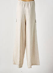 Pantalon large beige INTUITION pour femme seconde vue