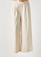 Pantalon large beige MAELLE pour femme seconde vue