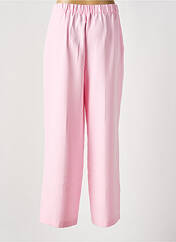 Pantalon large rose AMY&CLO pour femme seconde vue