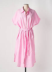 Robe mi-longue rose NOUGAT pour femme seconde vue