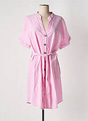 Robe mi-longue rose NOUGAT pour femme seconde vue