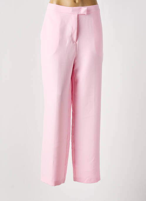 Pantalon large rose AMY&CLO pour femme