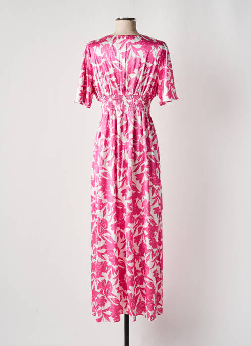 Robe longue rose MAELLE pour femme