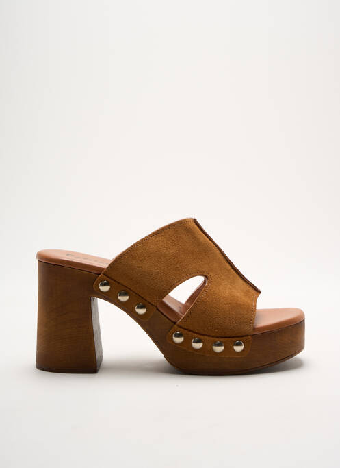 Mules/Sabots marron PATRICIA MILLER pour femme