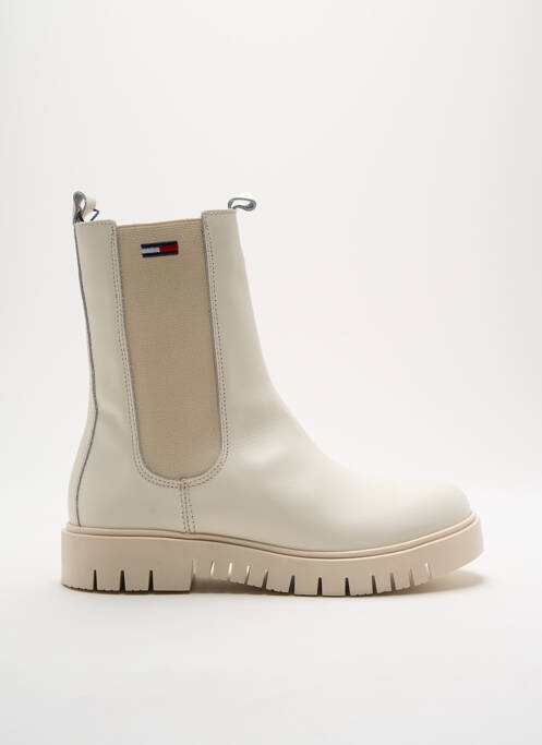 Bottines/Boots beige TOMMY HILFIGER pour femme