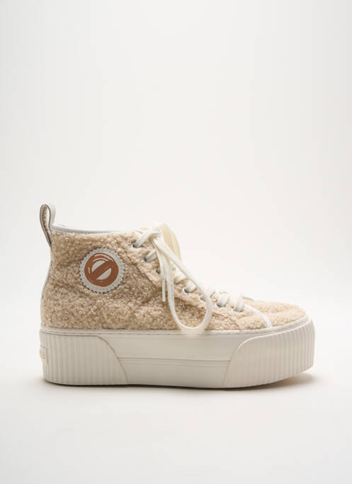 Baskets beige NO NAME pour femme