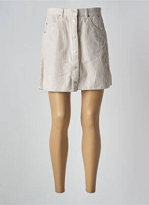 Jupe courte beige TOMMY HILFIGER femme