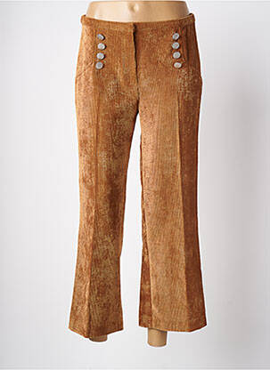 Pantalon 7/8 marron SIGNE NATURE femme