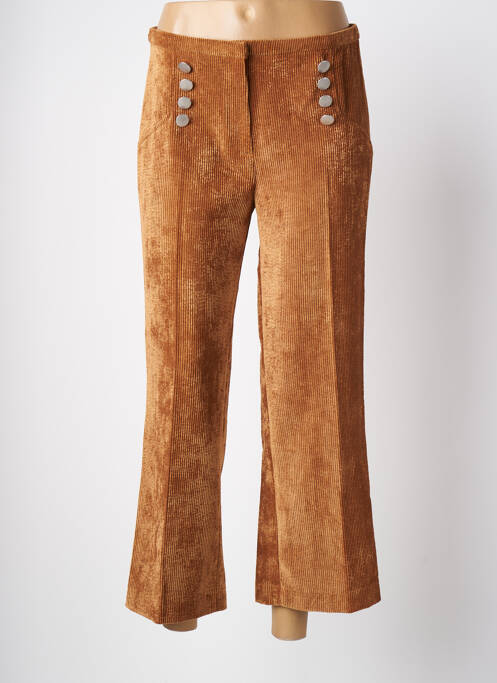 Pantalon 7/8 marron SIGNE NATURE femme