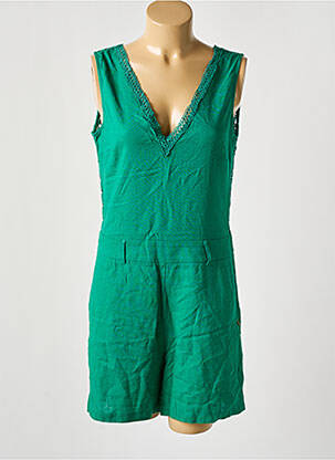 Combishort vert FREEMAN T.PORTER femme