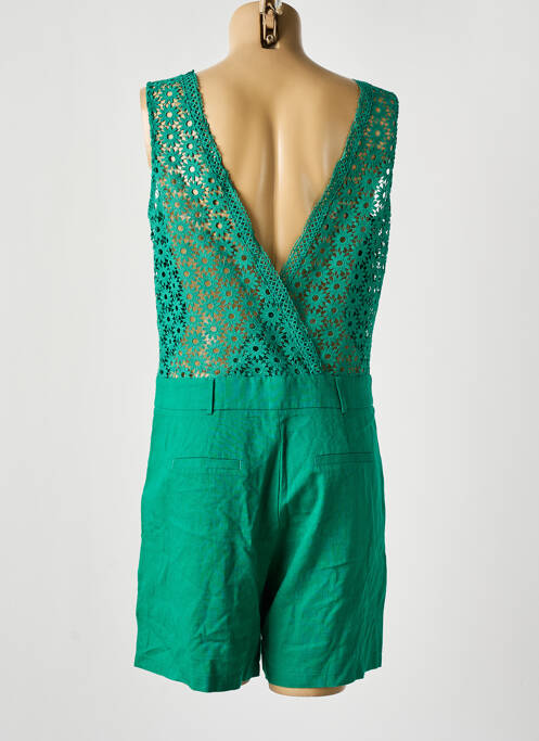 Combishort vert FREEMAN T.PORTER pour femme